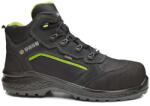 Base Protection Be-Powerful Top Munkavédelmi Bakancs S3 - 47, Fekete/Zöld