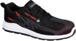 Portwest FX2 Eco Fly Composite Trainer - S1PS, SR, FO, 37, Fekete/Piros (FC06BKD37)