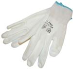Extol Kötött kesztyű fehér nylon, L-es méret, 9` poliuretánba mártott teny. és ujjhegy. , gumírozott mandzsetta (865102)