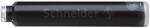 Schneider Töltőtoll patron, 6 db, SCHNEIDER, fekete (TSC6601)
