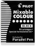 Pilot Töltőtoll patron, PILOT "Parallel Pen", fekete (IC-P3-S6-B)