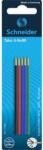 Schneider Golyóstollbetét, 0, 5 mm, SCHNEIDER "Take 4", 4 különböző szín - 5db (TSC77290) - fiorex