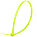  Normál kábelkötegelő, neon zöld290×3.6mm, D=2-80mm, PA6.6 (TRAC-230NZ)