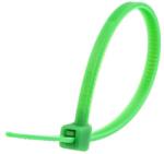  Kábelkötegelő 140×3, 6mm, ZÖLD, PA 6, 6 (TRACON) (TRAC-150Z)