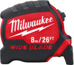 Milwaukee Ruleta Premium cu banda lata 8 m 26 ft - 4932471818
