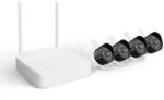 TENDA wifi csőkamera szett - K4W-3TC (4x 3MP, H265, mikr. , IR30m +FullColor, 1x NVR 4csat, USB, RJ45) (K4W-3TC) - pixel