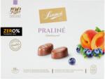 SZERENCSI Zero% praliné áfonyás és sárgabarackos krémmel töltött tejcsokoládé édesítőszerrel 105 g - ecofamily
