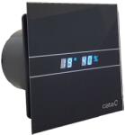 CATA E-100MTH BK szellőztető ventilátor metakrilát előlappal, utószellőztető és páraérzékelő funkcióval