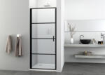 Sanotechnik Zuhanyajtó, Sanotechnik Elite Black 80x195 S80B - zuhanykabin