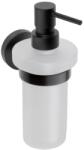SAPHO Sapho, X-ROUND BLACK szappanadagoló, tejüveg, 230 ml, fekete, XR101B (XR101B)