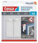 tesa Akasztószög, öntapadós, TESA "Powerstrips®", érzékeny felületre, 2db/bliszt (77773-00007-00) - mystock
