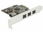 Delock PCI Express Kártya > 3 x külső FireWire B + 1 x belső FireWire A (89864) - bluechip