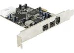 Delock PCI Express Card > 1 x FireWire A + 2 x FireWire B (89153) (89153)