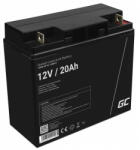 Green Cell Rechargeable Battery AGM VRLA Green Cell AGM10 12V 20Ah (for lawn mower, boat, motor, cart) (AGM10)