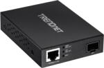 TRENDnet Mediaconvertor POE Gigabit - SFP fibra optica - TRENDnet TFC-PGSFP (TFC-PGSFP) - securis