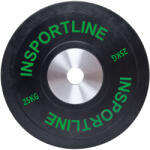 inSPORTline Bumper Plate Gumis Súlytárcsa - 50 mm, 25 kg Súlytárcsa
