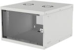 Manhattan Rackszekrény - 19" fali kivitel (6U, 353 (h) x 540 (w) x 400 (d) mm, IP20, Flatpack, Szürke) (714150) - securezone