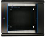 Extralink 19" 12U Fali Rack Szekrény - 600x600 mm, Fekete