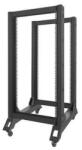 Lanberg 19'' 22U/600x800mm Fekete nyitott Rack szekrény