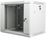 Lanberg Fali Rack Szekrény - 9U, 600x450 mm, 19", Szürke (WF01-6409-10S)