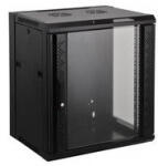 Manhattan Rackszekrény - 19" fali kivitel (9U, 500 (h) x 570 (w) x 600 (d) mm, Flatpack, Fekete) (HALRACMH711791)