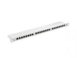 Lanberg Patch panel CAT6 UTP 24 PORT 0.5U 19' árnyékolt szürke (PPS6-0024-S)