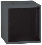 Legrand Rackszekrény - 19" Fali Kivitel (15U, 758x600x600, Antracit, Egyrekeszes, Üvegajtós, Készre Szerelt, Max. 45 kg)