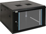 Pulsar RW666 19" 6U 600x600 fali rack szekrény; készre szerelt; fekete (RW666)
