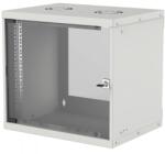 Intellinet Network Cabinet - Wall Mount (Basic) - 9U - Usable Depth 340mm/Width 485mm - Grey - Flatpack - Max 50kg - Glass Door - 19" - Parts for wall installation (eg screws and rawl plugs) not included - Three