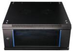 Extralink EX. 2893 19" 4U Fali Rack Szekrény - 600x600 mm, Fekete