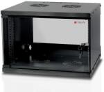 TECHLY TechlyPro 19" 6U Fali Rack Szekrény - 450 mm, Fekete