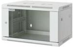 Manhattan Rackszekrény - 19" fali kivitel (9U, 500 (h) x 570 (w) x 450 (d) mm, Flatpack, Szürke) (711784) - iconink