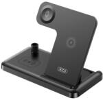 XO Wx033 4in1 Wireless Gyorstöltő állvány Fekete - mobilehome