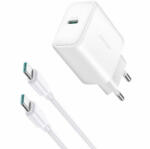 JOYROOM Incarcator Joyroom Retea Cu Cablu USB-C JR-TCF24 30W 3A 1 x USB-C Alb (inc/us/joy/jr/30/3a/1x/al)
