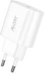 FONENG Адаптер за зареждане Foneng EU39, 20W, USB Type-C, PD 3.0, Fast charge + USB Type-C/Lightning кабел, Бял (29830)
