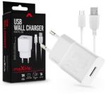 Maxlife TF-0102 univerzális fehér hálózati töltő adapter + 1m microUSB töltő és adatkábel (TF-0102) - officedepot