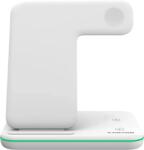CANYON WS-303 3-in-1 15W univerzális vezeték nélküli töltő adapter fehér (Qi) - CNS-WCS303W (CNS-WCS303W)