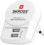 SKROSS Адаптер-зарядно SKROSS Euro USB Charger 1.302421, 2 x USB-A, 2.4A (SKROSS-1302421)