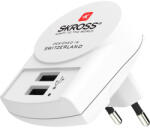 SKROSS USB töltő (2 x USB-A, 2x1, 2A / 2, 4A) (1.302421)