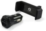 Conceptronic telefon töltő/tartó kit - CUSBCAR2AKIT (Szivargyujtós töltő: 2x USB-A, Telefontartó: 5, 5-8, 5 cm széles) (TBKCONCUSBCAR2AKIT)