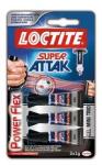 LOCTITE Pillanatragasztó HENKEL Loctite Super Attack Power Flex mini trio 1 g (2733276)