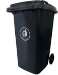 Leziter Hulladéktároló 240L fekete (LKU-240F) - platinashop