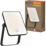 OSRAM Essential LED-es reflektor mozgás- és fényérzékelővel, 10W, 950 lm, semleges fény (4000K), IP65, F energiaosztály, fekete