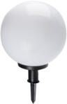 Kanlux kerti lámpatest E27 foglalattal, Ø470 mm, IP44, fehér, műanyag, IDAVA - talajba szúrható (23512)