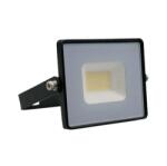 V-TAC Led Reflektor - Ultra Slim, E-Series, 100 Watt, Természetes Fehér, Fekete