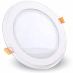 V-TAC Corp Iluminat Led Rotund Incorporabil 6w 6400k Alb Rece, Sticla (sku-4739)