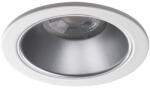 Kanlux Ø89 mm, GU10, IP20, ezüst, fehér színű, alumínium házas, kerek spot lámpa keret, GLOZO DSO (36221)