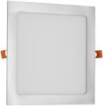 Avide LED Beépíthető Négyzetes Mennyezeti Lámpa ALU Szatén Nikkel 18W NW 4000K (ACRPNW-S-18W-ALU-SN)
