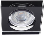Kanlux Gx5, 3, 12V, IP20, 90x90 mm, fekete, üveg házas, szögletes mennyezeti spot lámpatest, MORTA B (22110)