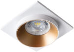 Kanlux 12V, 92x92 mm, GU10, IP20, fehér, arany színű, alumínium házas, négyszög spot lámpa keret, SIMEN DSL (29135)